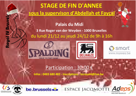 Stage de Noël 2015