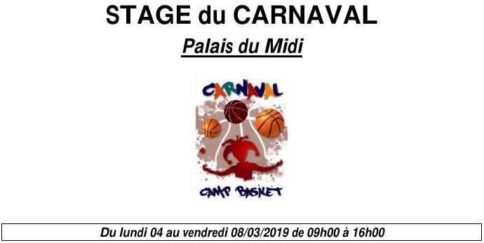Stage carnaval 2019