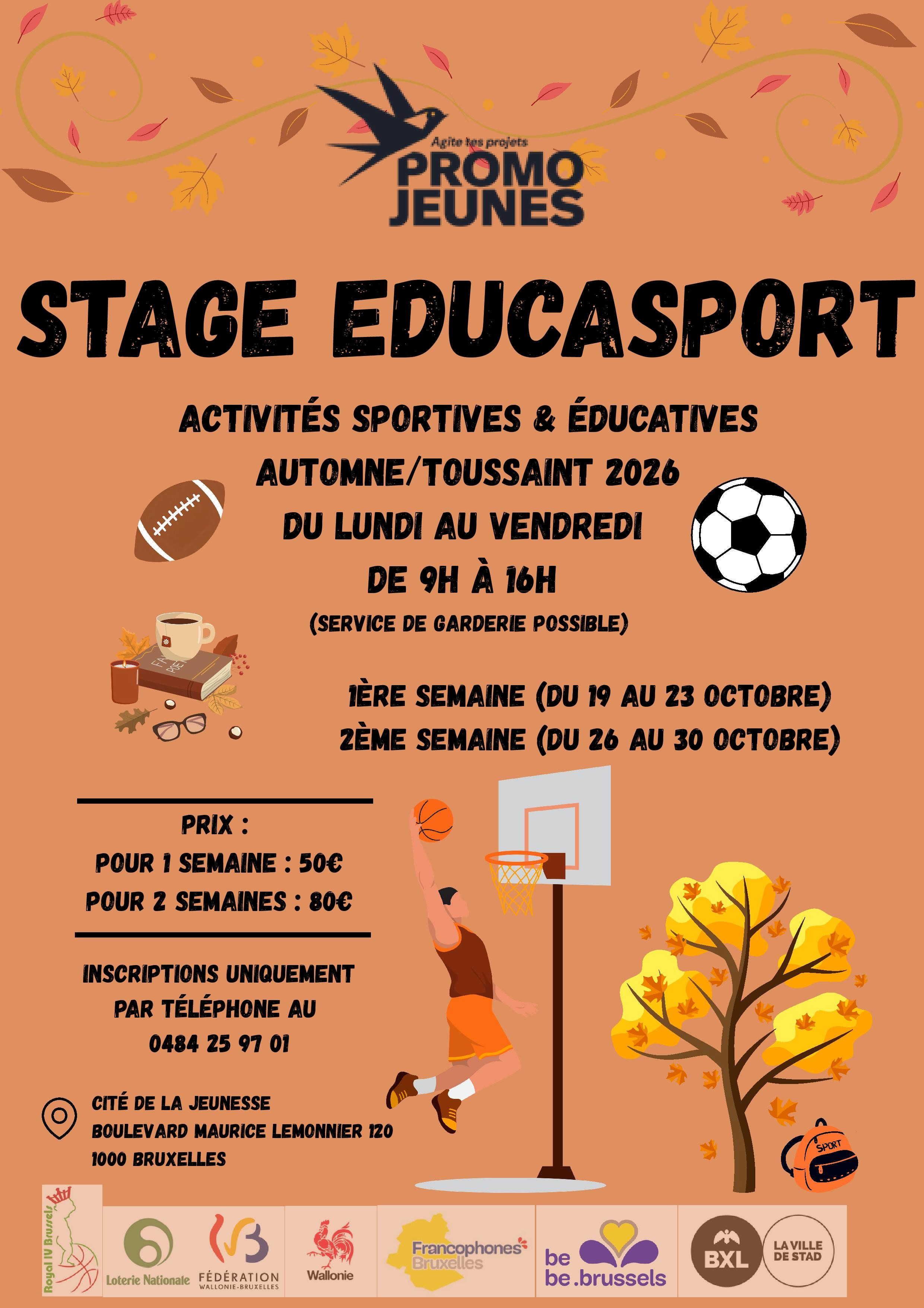 Stage Toussaint 2026